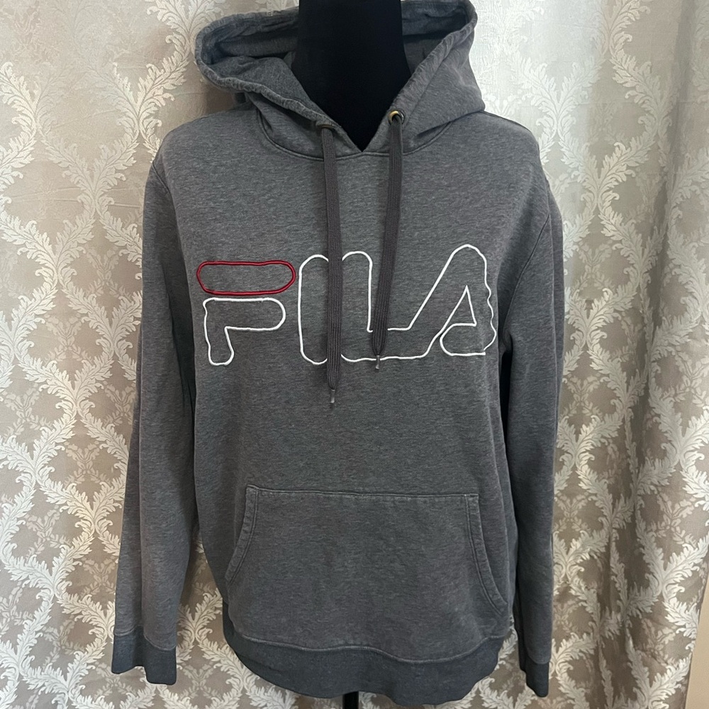Fila Charcoal Hoodie for Men